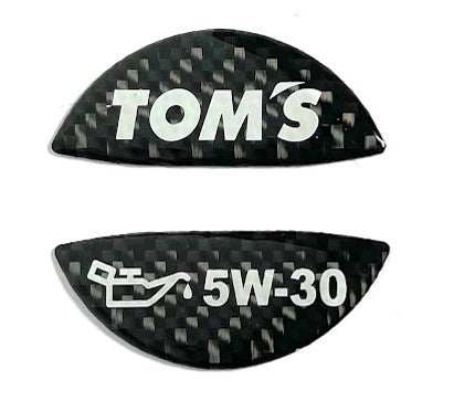 Toms Oil Cap Stickers