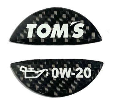 Toms Oil Cap Stickers