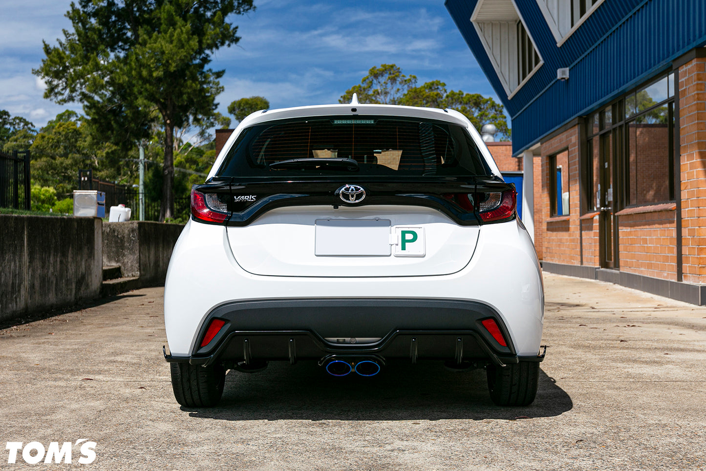 Toms Racing Barrel Exhaust for 2020+ Toyota Yaris