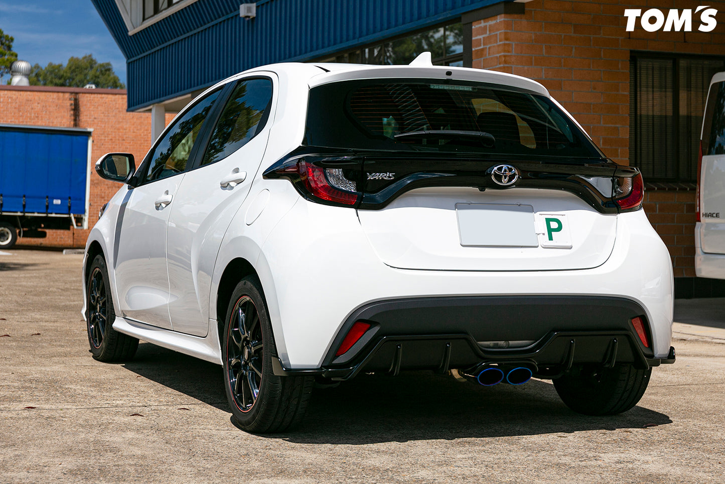 Toms Racing Barrel Exhaust for 2020+ Toyota Yaris