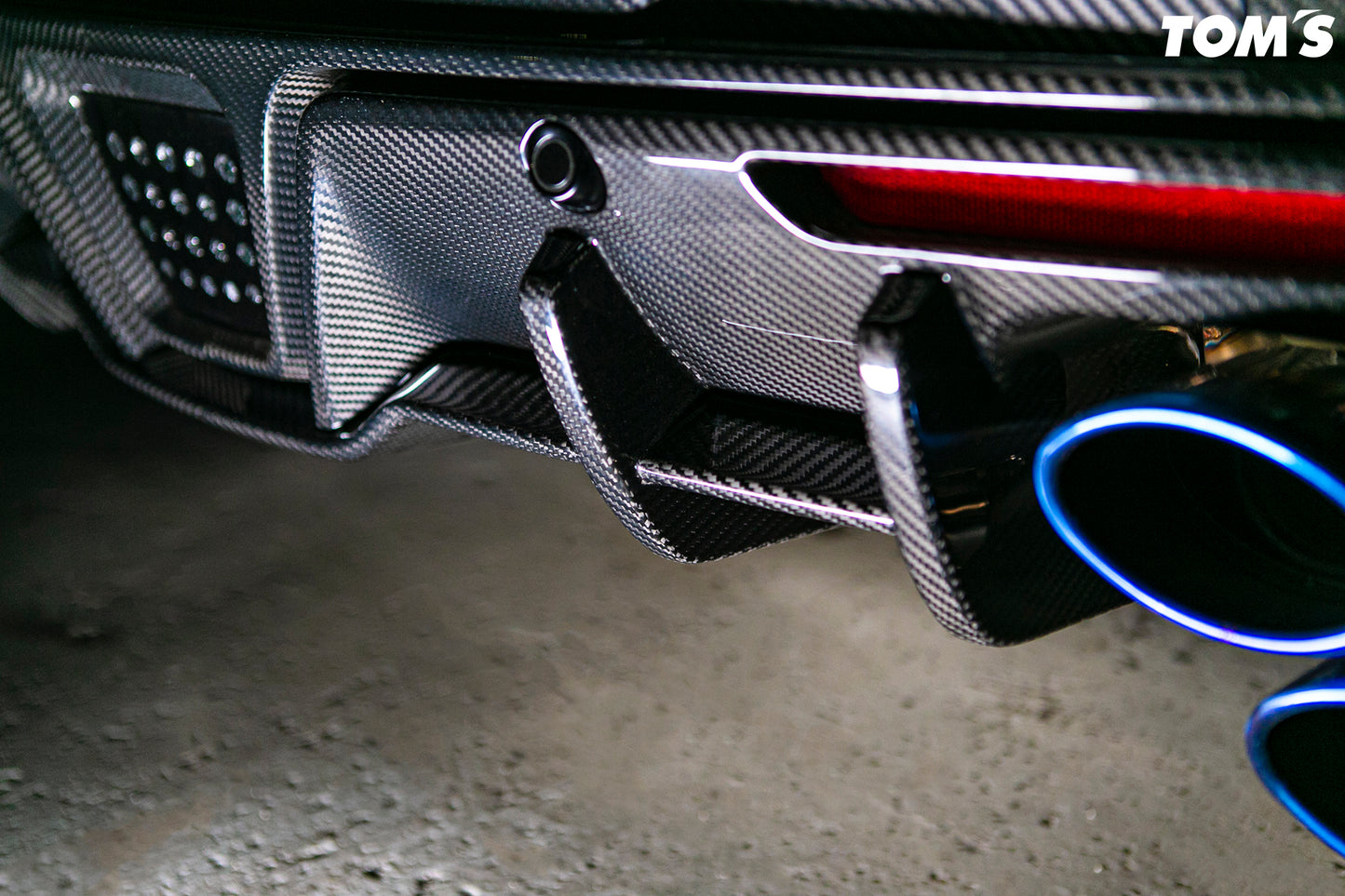 A90 Supra Toms Full Carbon Lip Kit