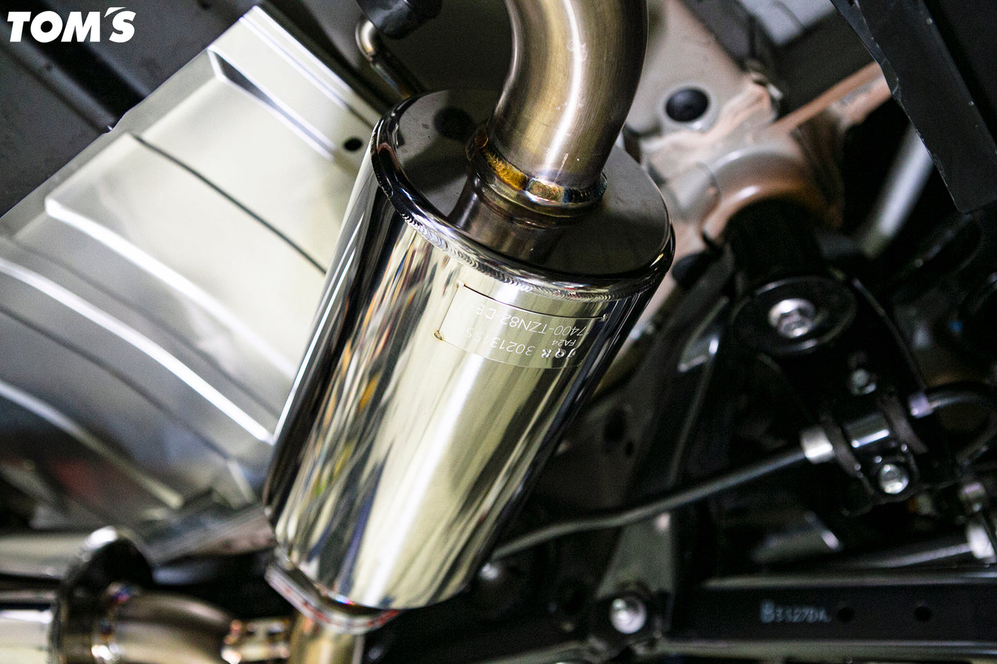 Toms Exhaust for GR86 Dual Tip Titanium Tip