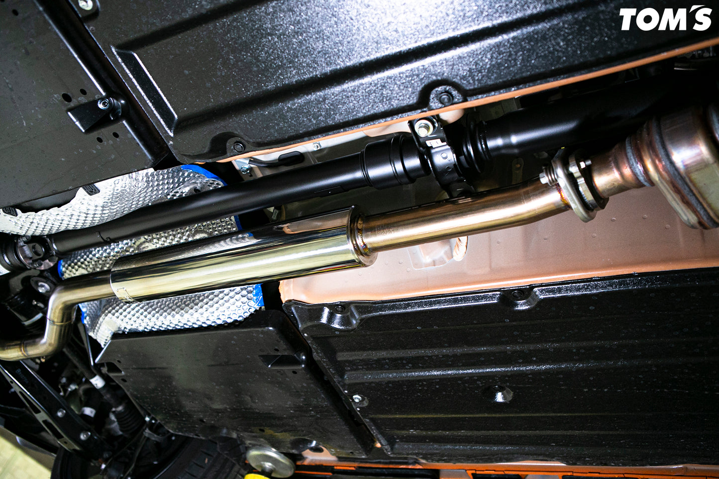 Toms Exhaust for GR86 Dual Tip Titanium Tip