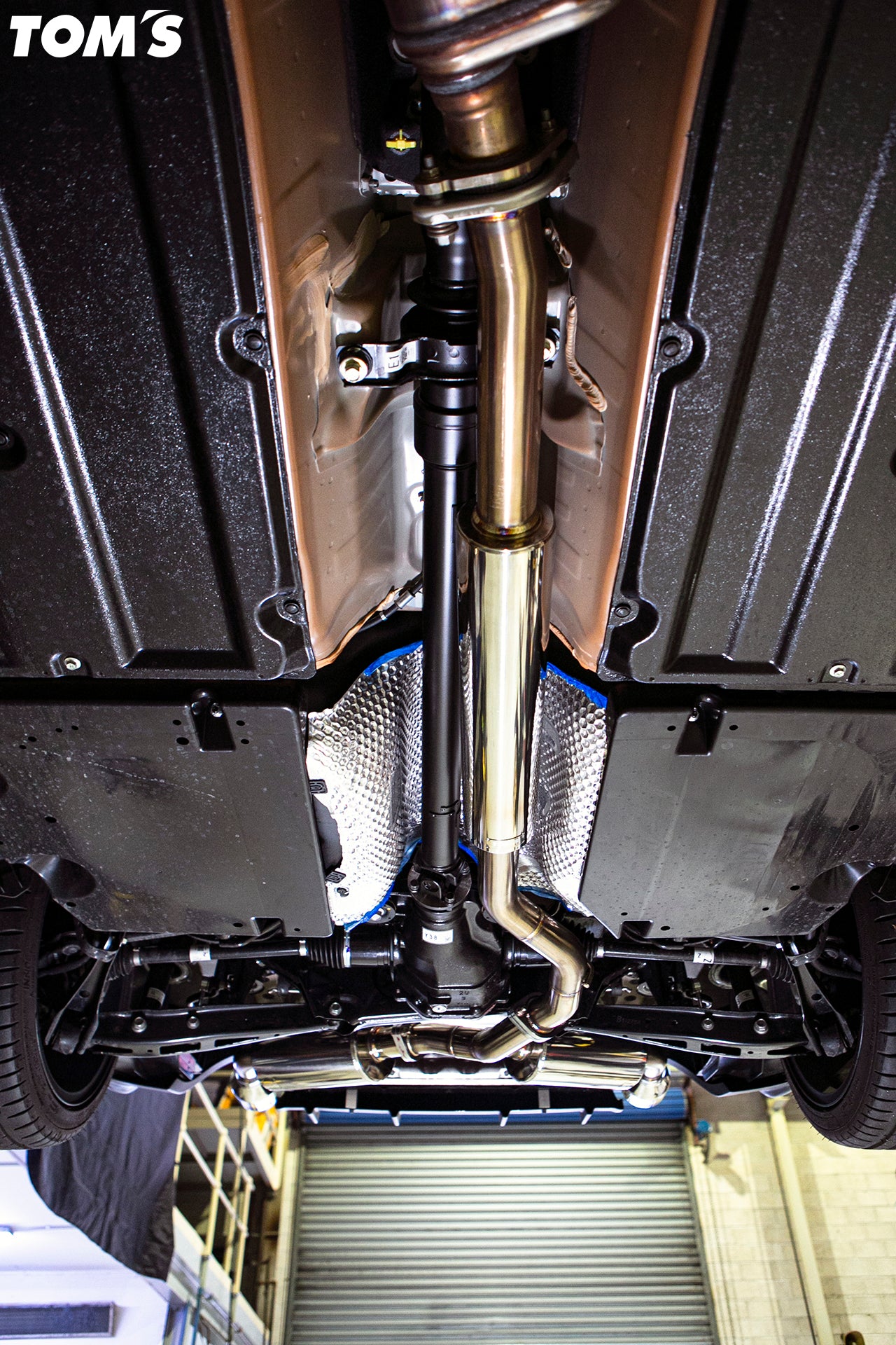 Toms Exhaust for GR86 Dual Tip Titanium Tip