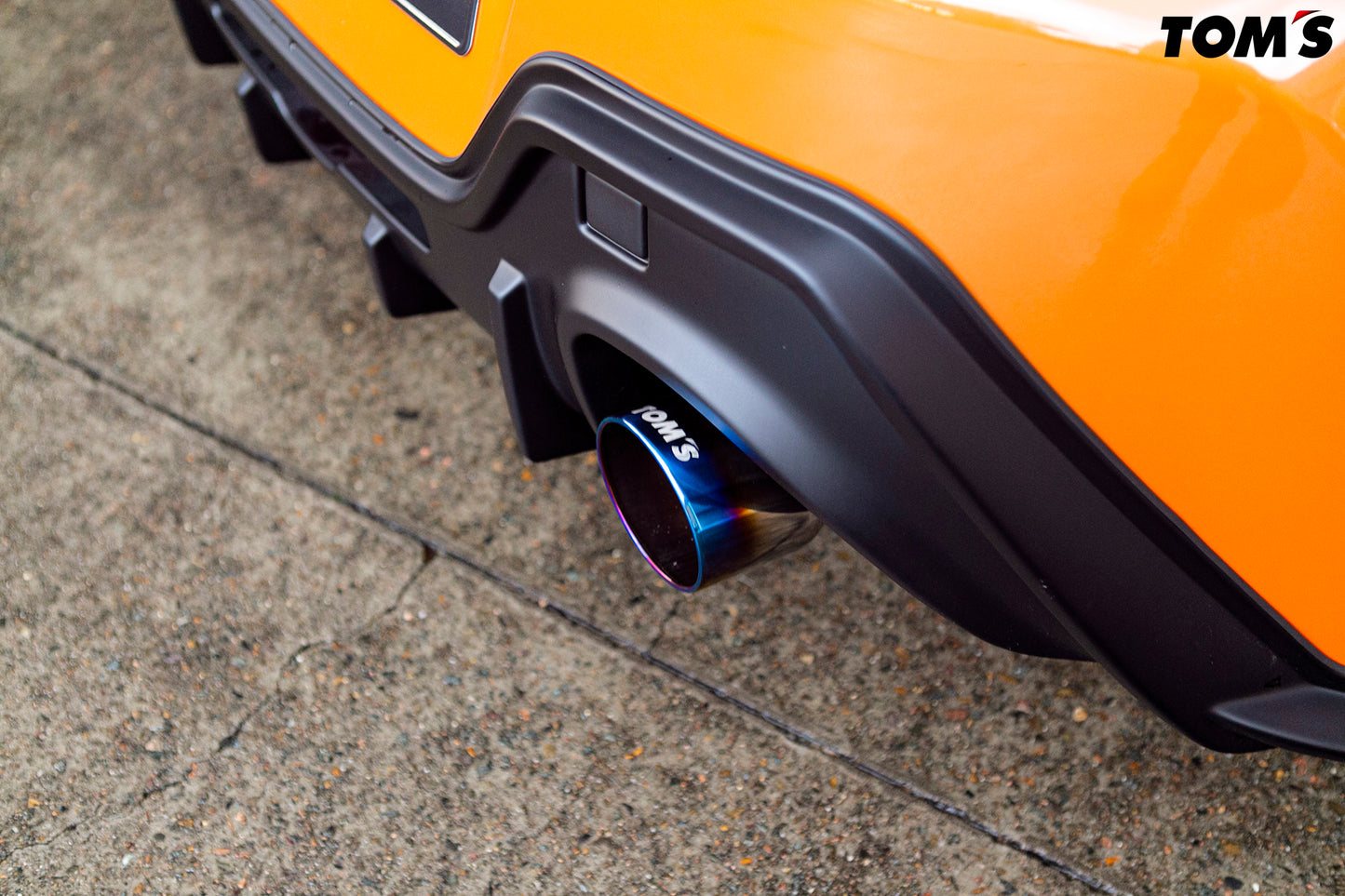 Toms Exhaust for GR86 Dual Tip Titanium Tip