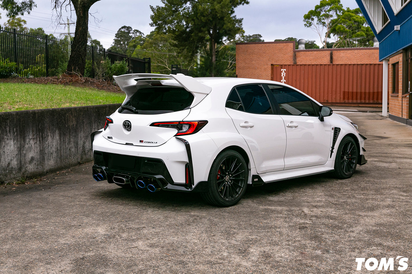 GR Corolla TK Rear Bumper Garnish