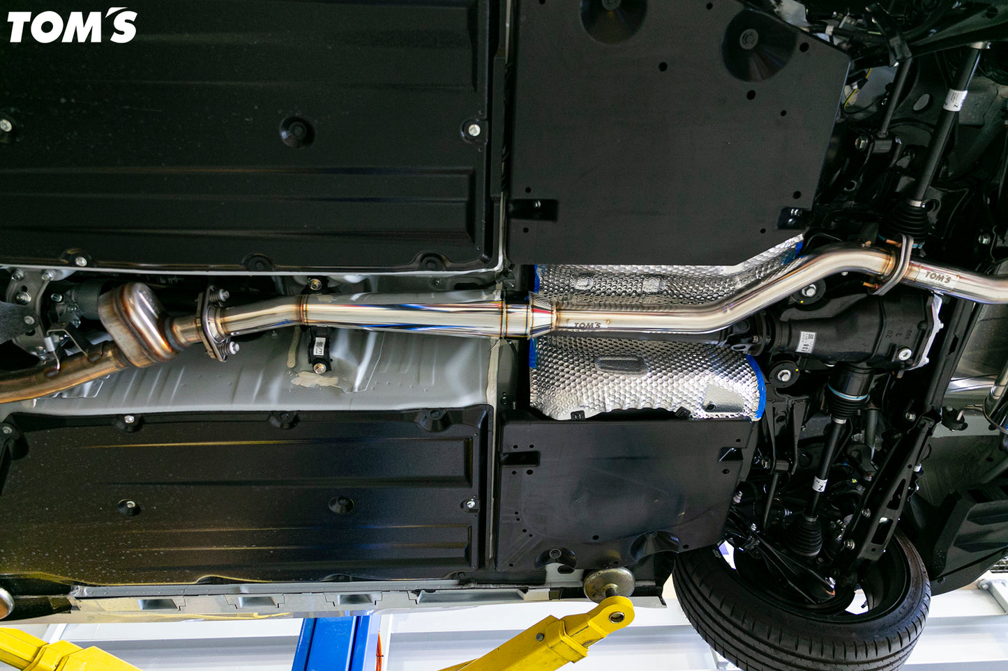 Toms Racing Dual Ti Tip Exhaust (Stock diffuser)
