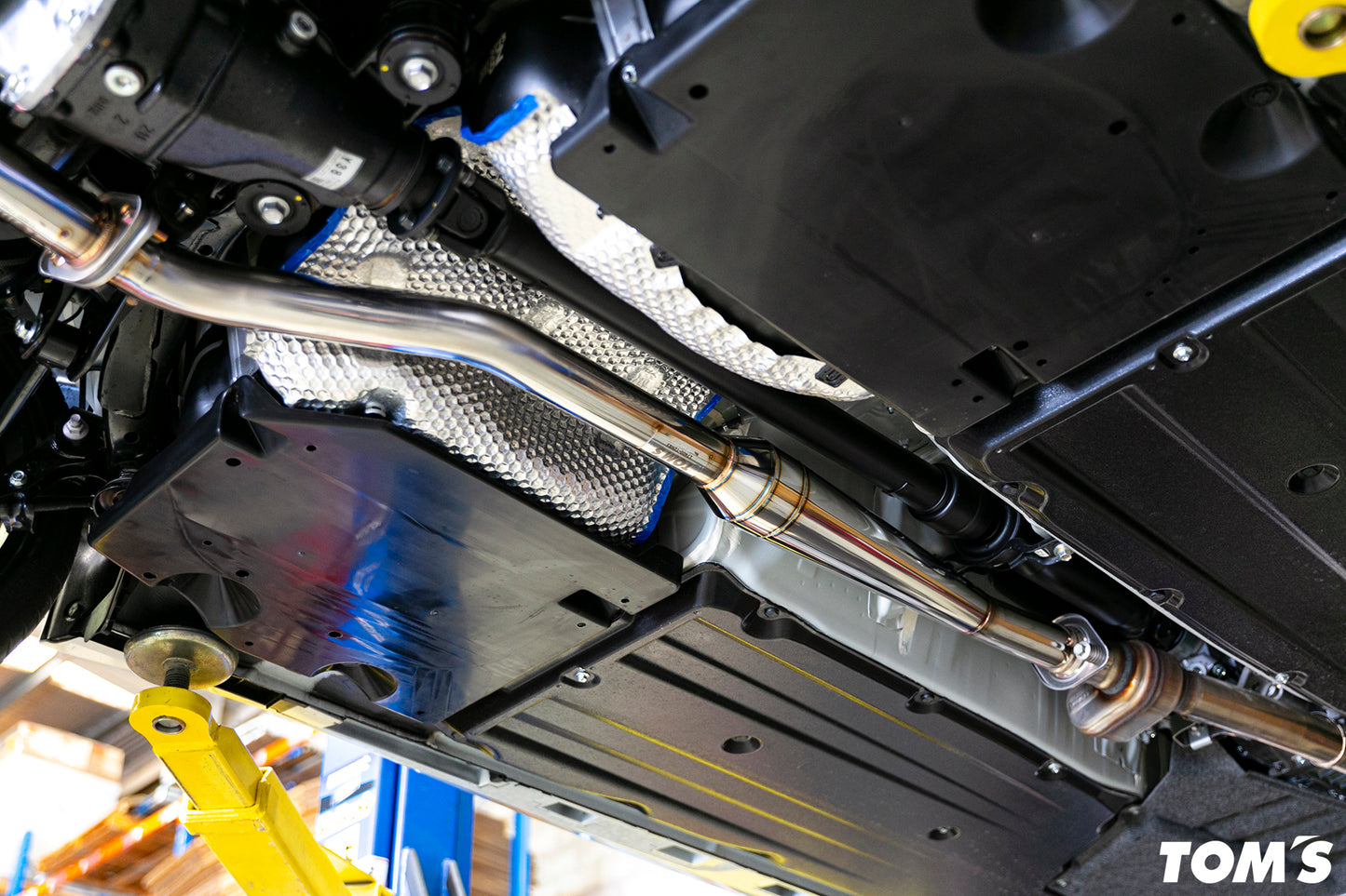 Toms Racing Dual Ti Tip Exhaust (Stock diffuser)