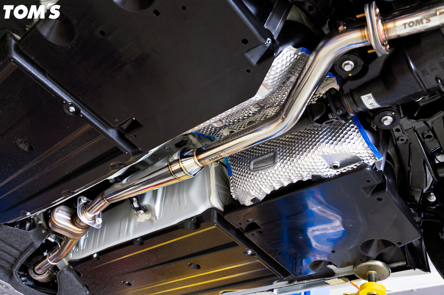 Toms Racing Dual Ti Tip Exhaust (Stock diffuser)