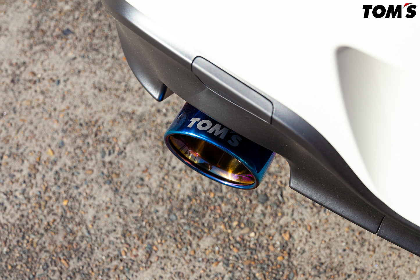 Toms Racing Dual Ti Tip Exhaust (Stock diffuser)