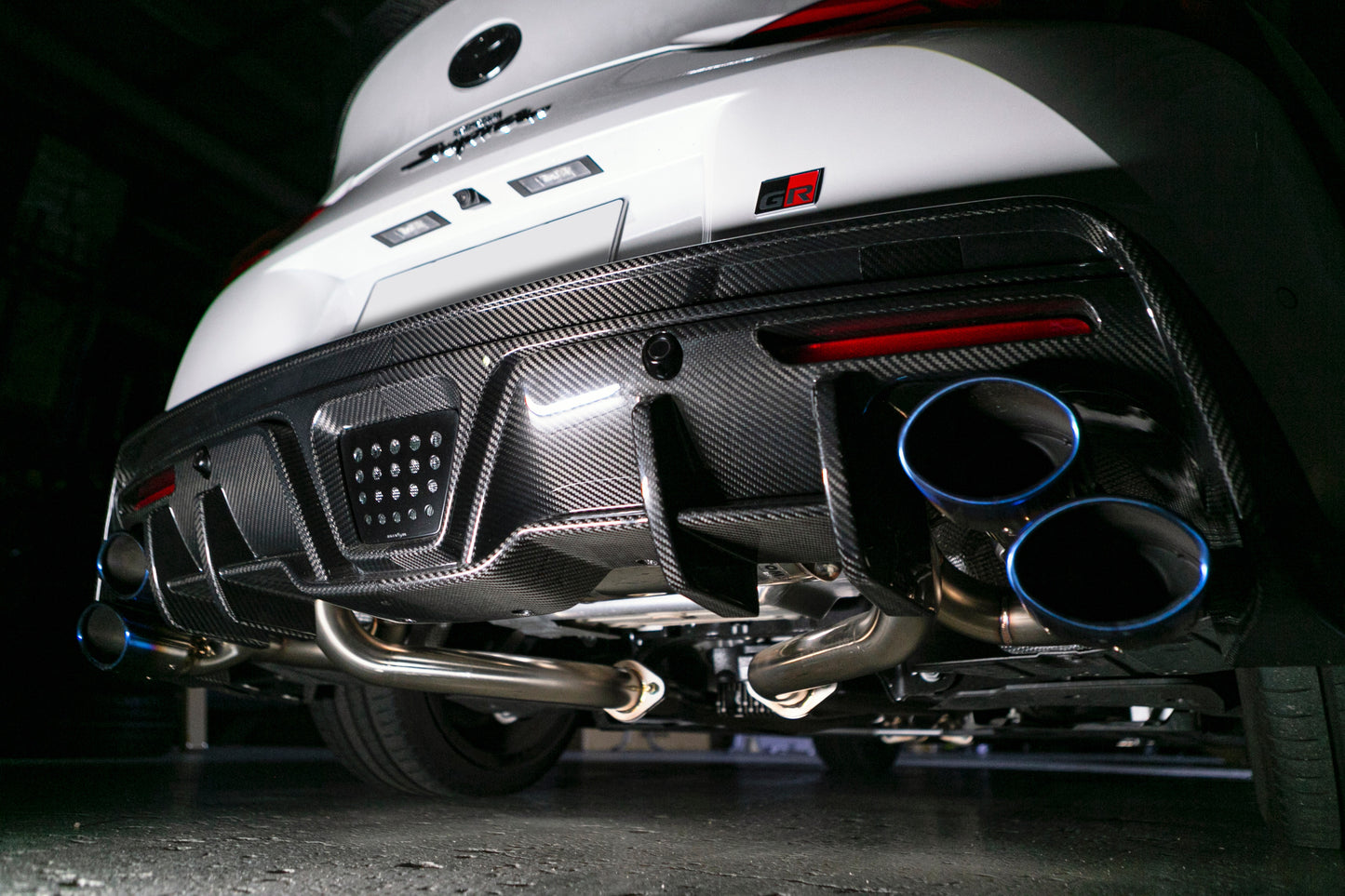 Toms Stainless Exhaust System Quad Titanium Tip