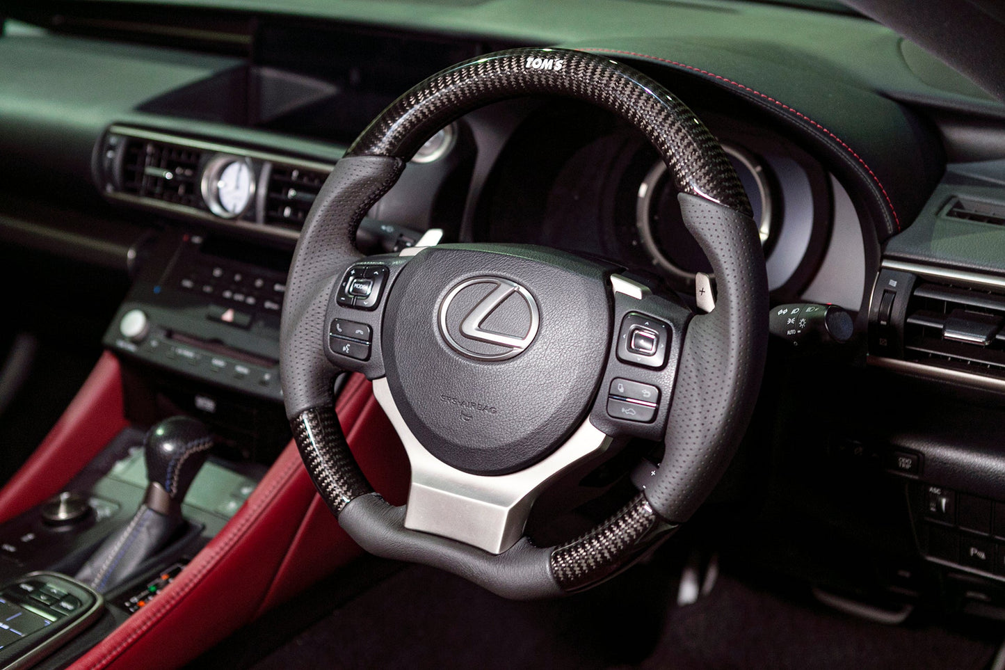 Toms Racing Steering Wheel Carbon Type