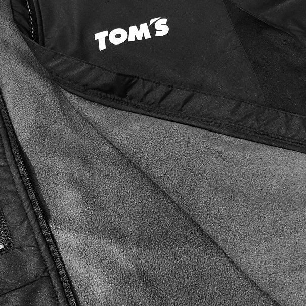 Toms Back Fleece Zip Jacket (Black)