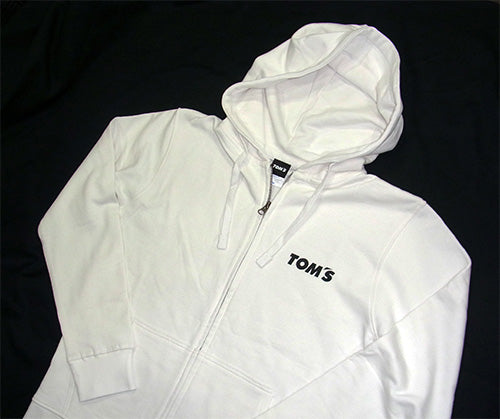 Tom's Long-Sleeved Hoodie (White)