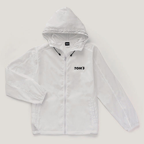 TOM'S Nylon Zip Jacket (White)