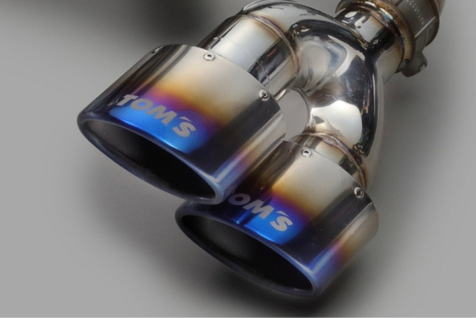 Toms Stainless Exhaust System Quad Titanium Tip