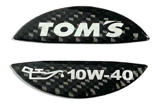 Toms Oil Cap Stickers