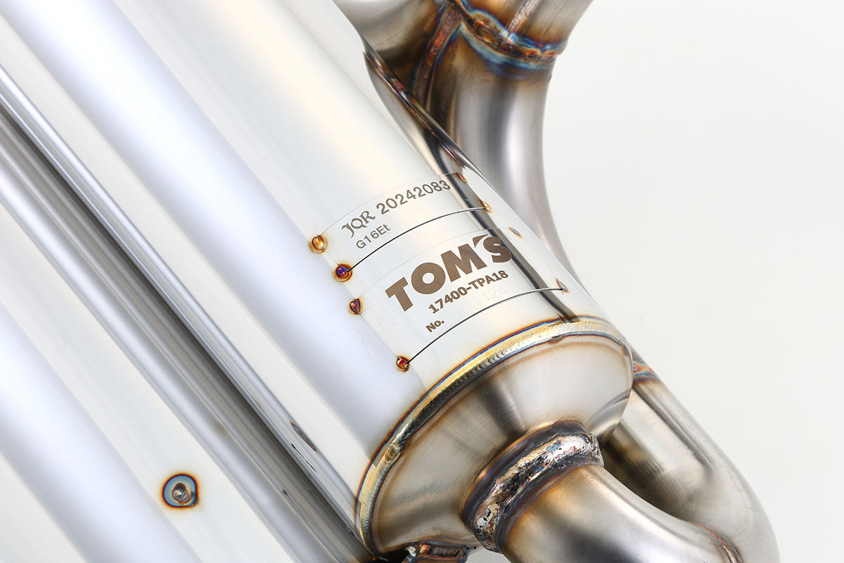 Toms GR Yaris Exhaust system