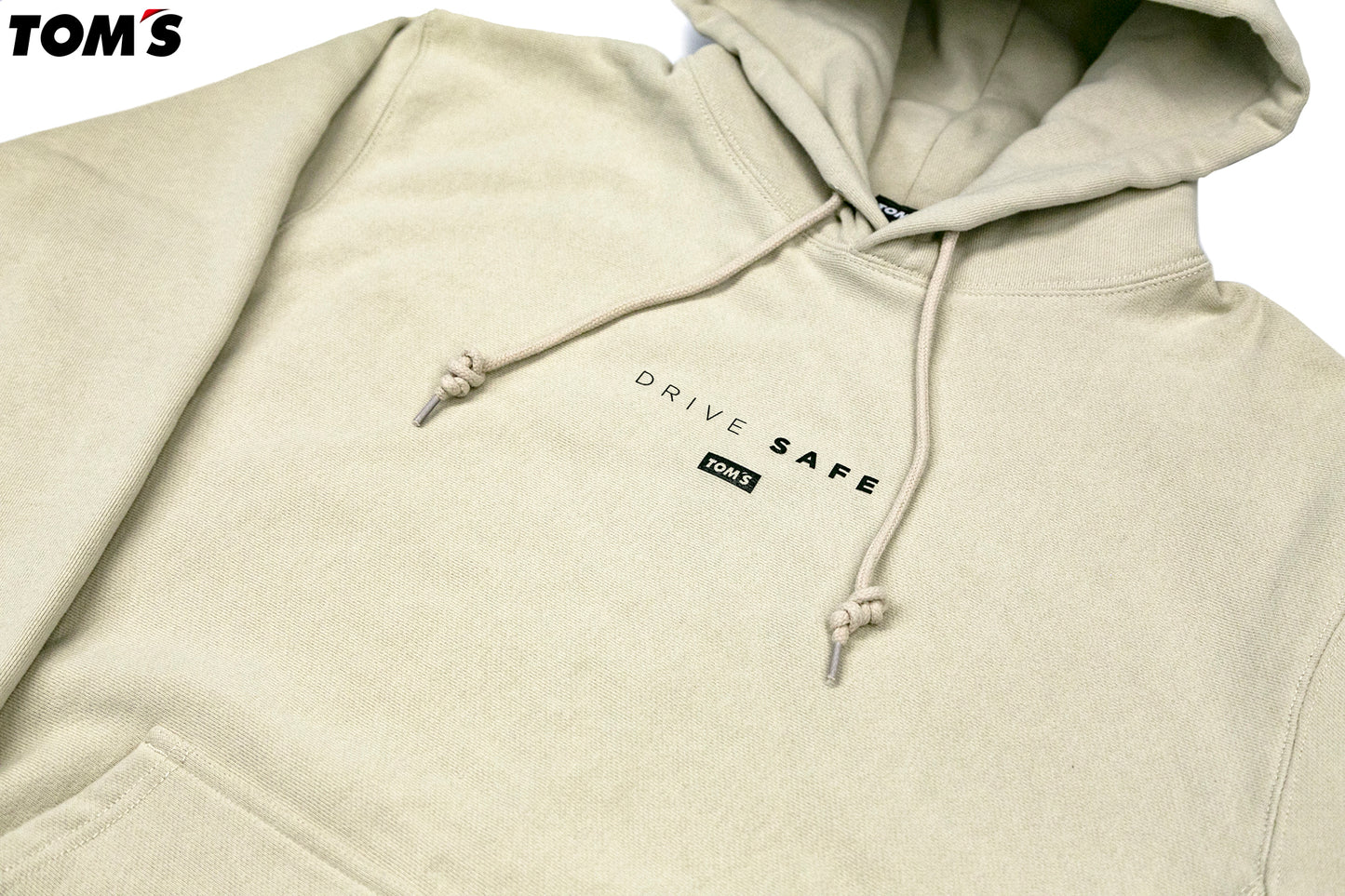 [Drive Safe] Toms Pull Over Beige Hoodie