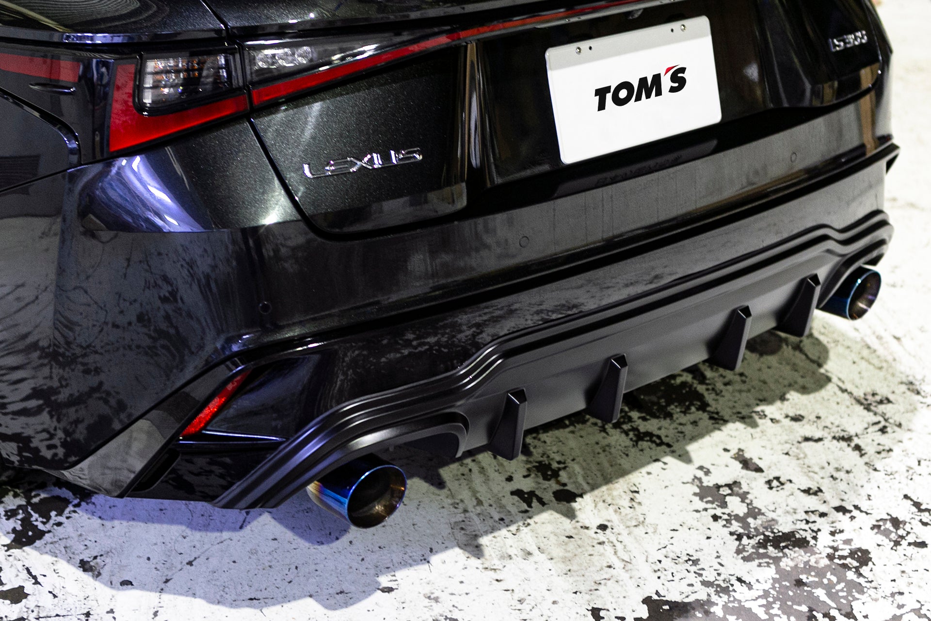 Lexus IS rear Diffuser – toms racing australia