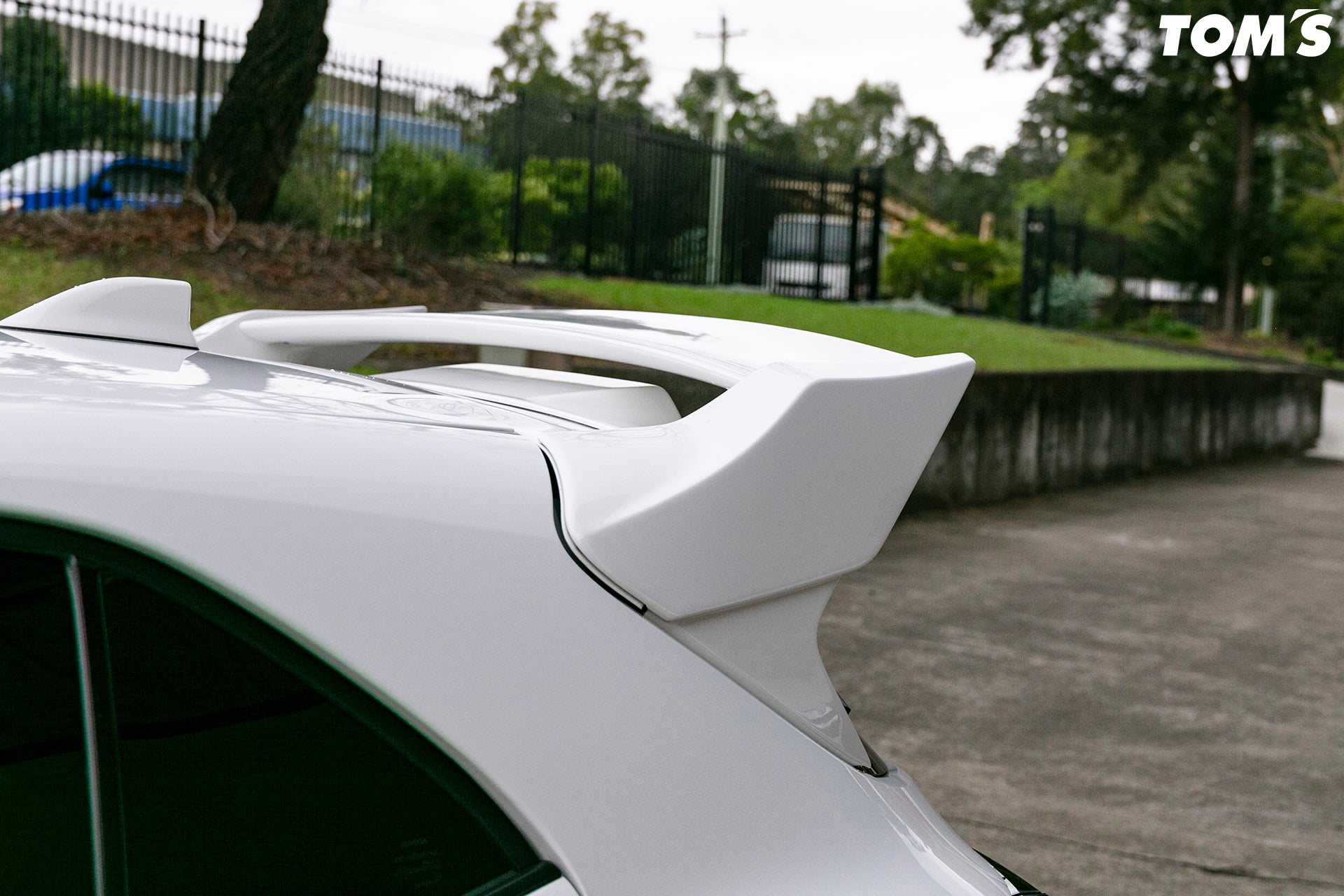 Chrome Rear Racing Wing GR Corolla Rear Wing **Unpainted** – toms racing australia