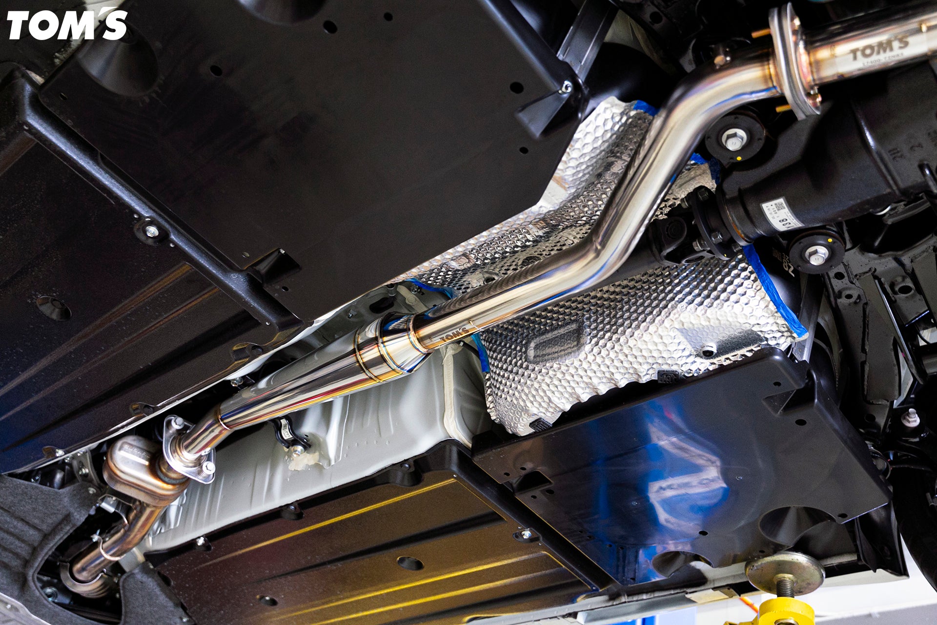 Toms Racing Dual Ti Tip Exhaust (Stock diffuser) – toms racing australia