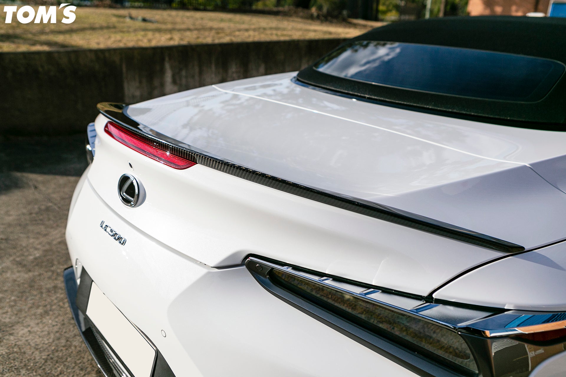 LC500 Convertible Rear Trunk Spoiler – toms racing australia
