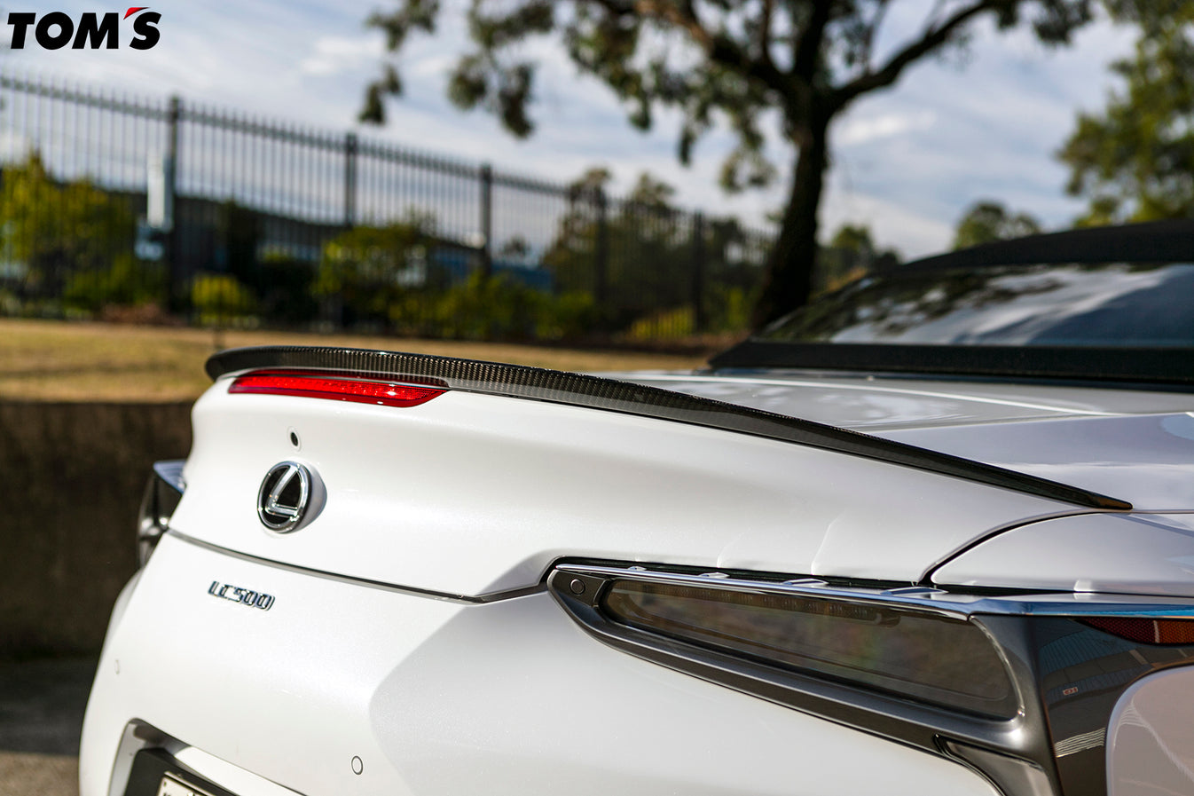 LC500 Convertible Rear Trunk Spoiler – toms racing australia