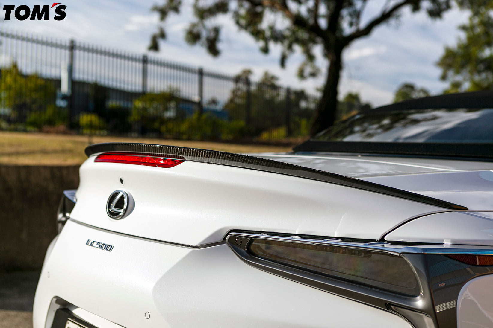 Lc500 Rear Spoiler LC500 Convertible Rear Trunk Spoiler – toms racing australia