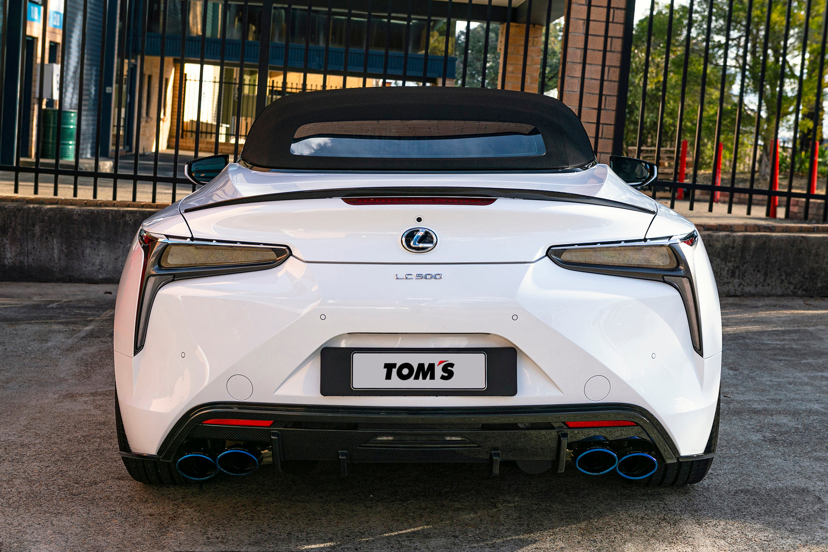 LC500 Convertible Rear Trunk Spoiler – toms racing australia