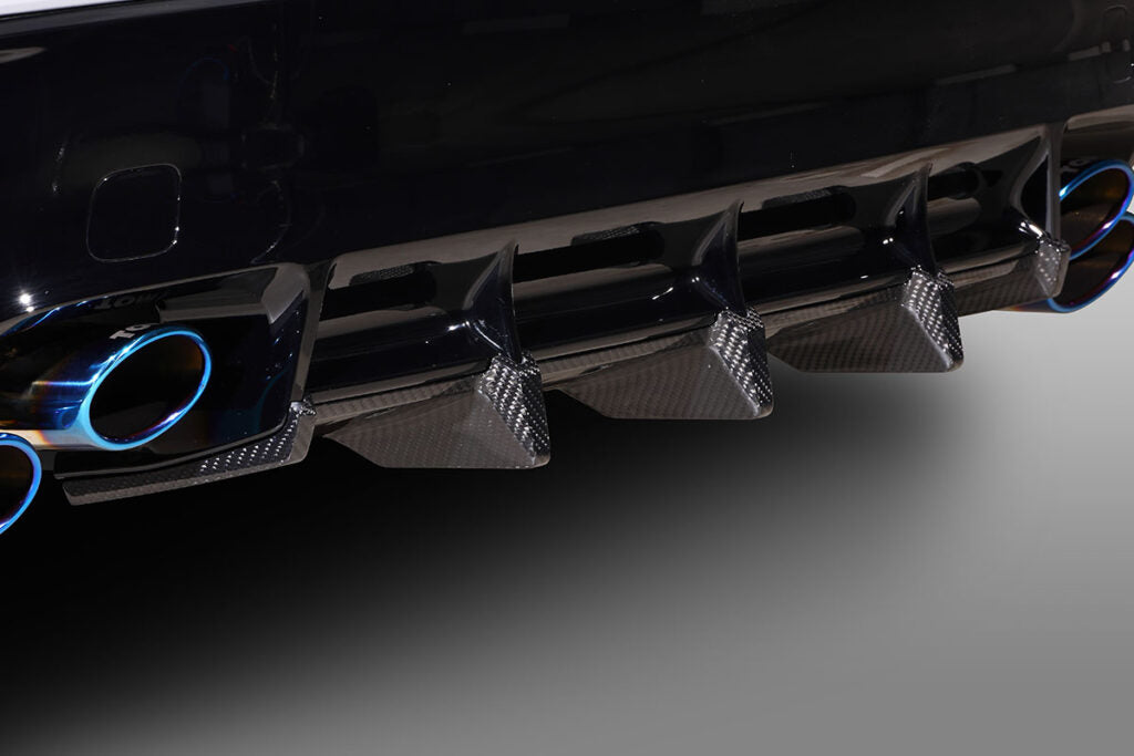 Carbon Fiber Rear Bumper Diffuser - Lexus IS500 – toms racing australia