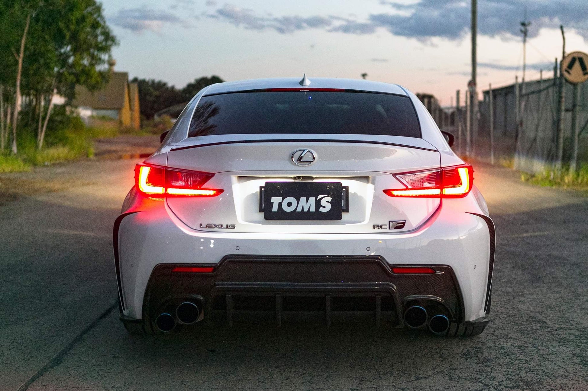 Lexus RCF Diffuser/Body Kit (FRP) – toms racing australia