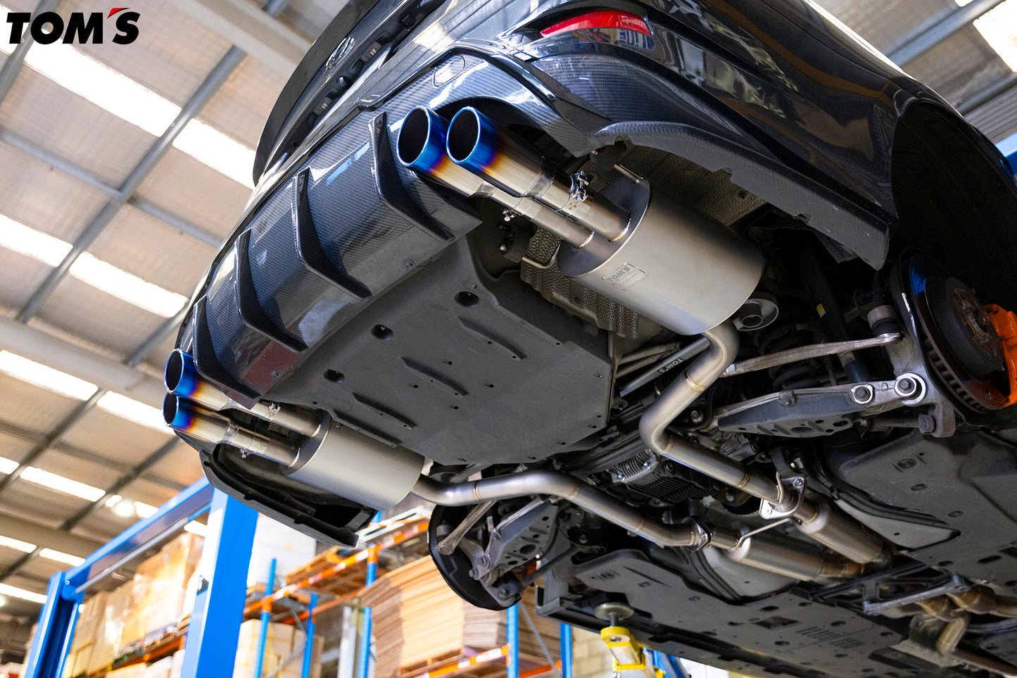 Toms Racing Full Titanium Axleback Exhaust For Lexus GSF