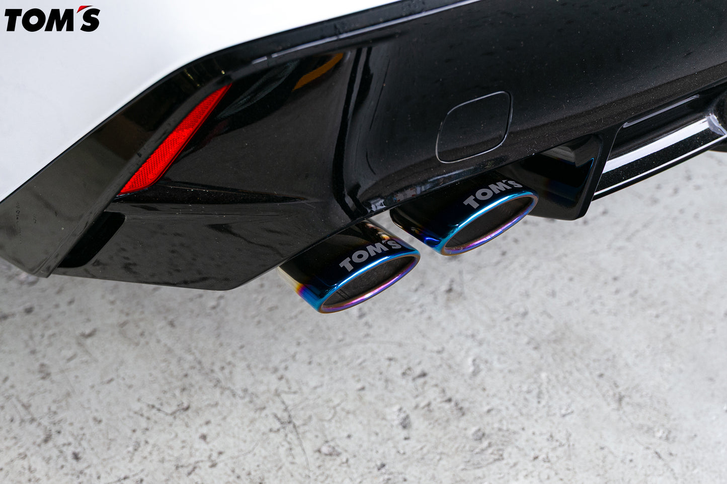Tom's Barrel Quad Ti Tip Exhaust for IS500