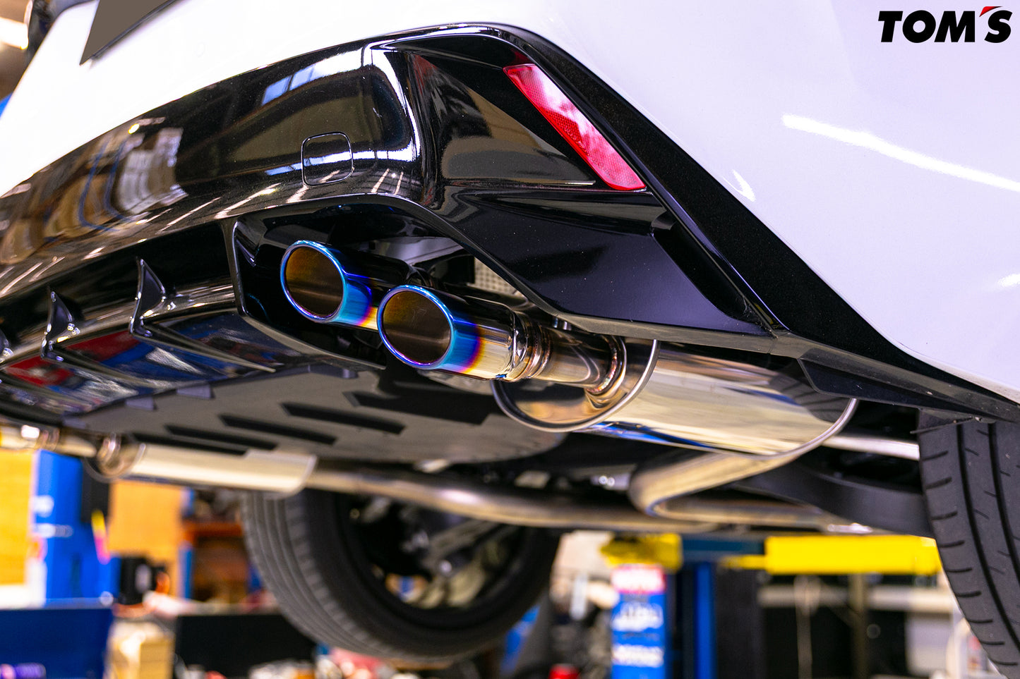 Tom's Barrel Quad Ti Tip Exhaust for IS500