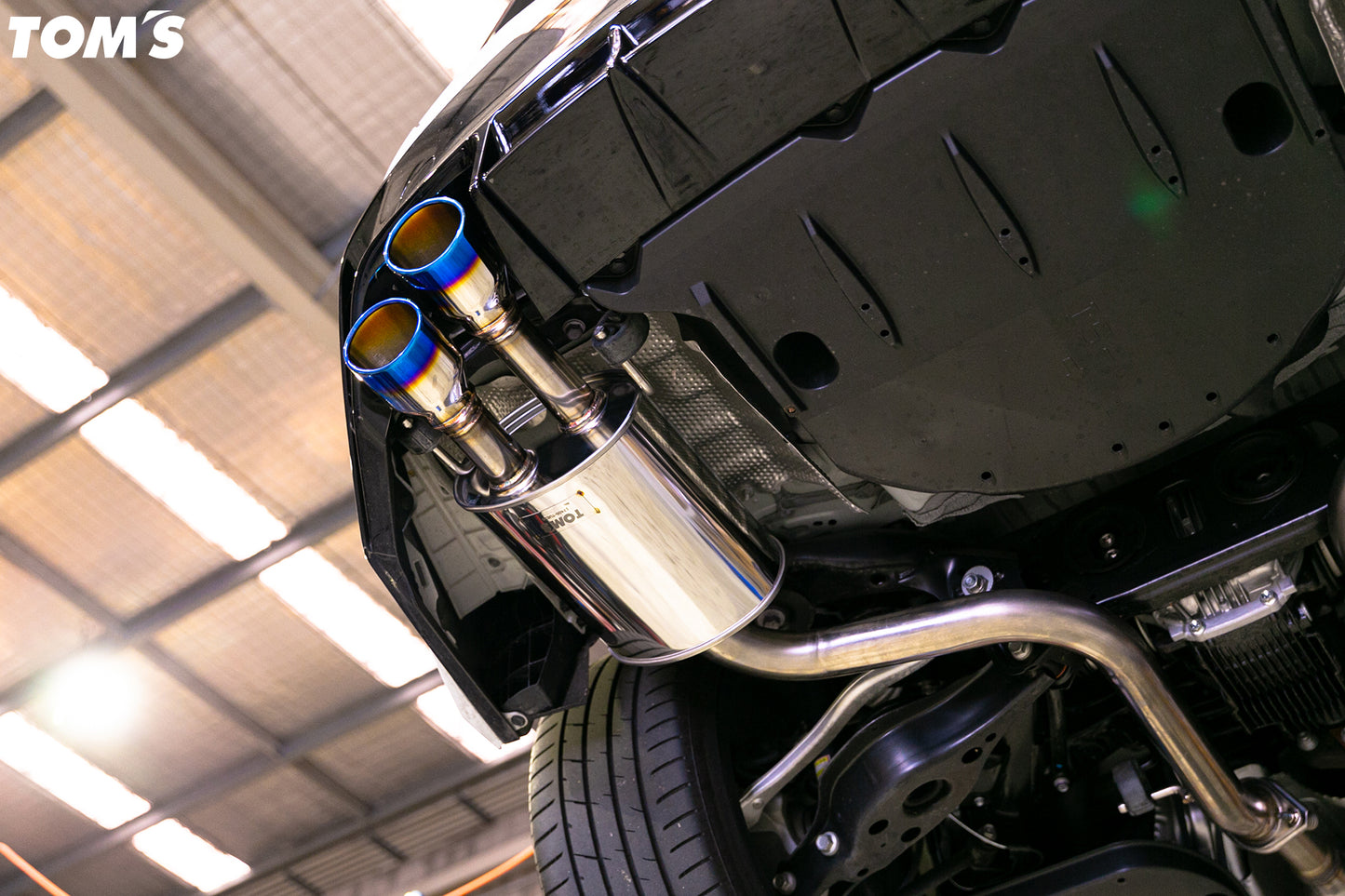 Tom's Barrel Quad Ti Tip Exhaust for IS500