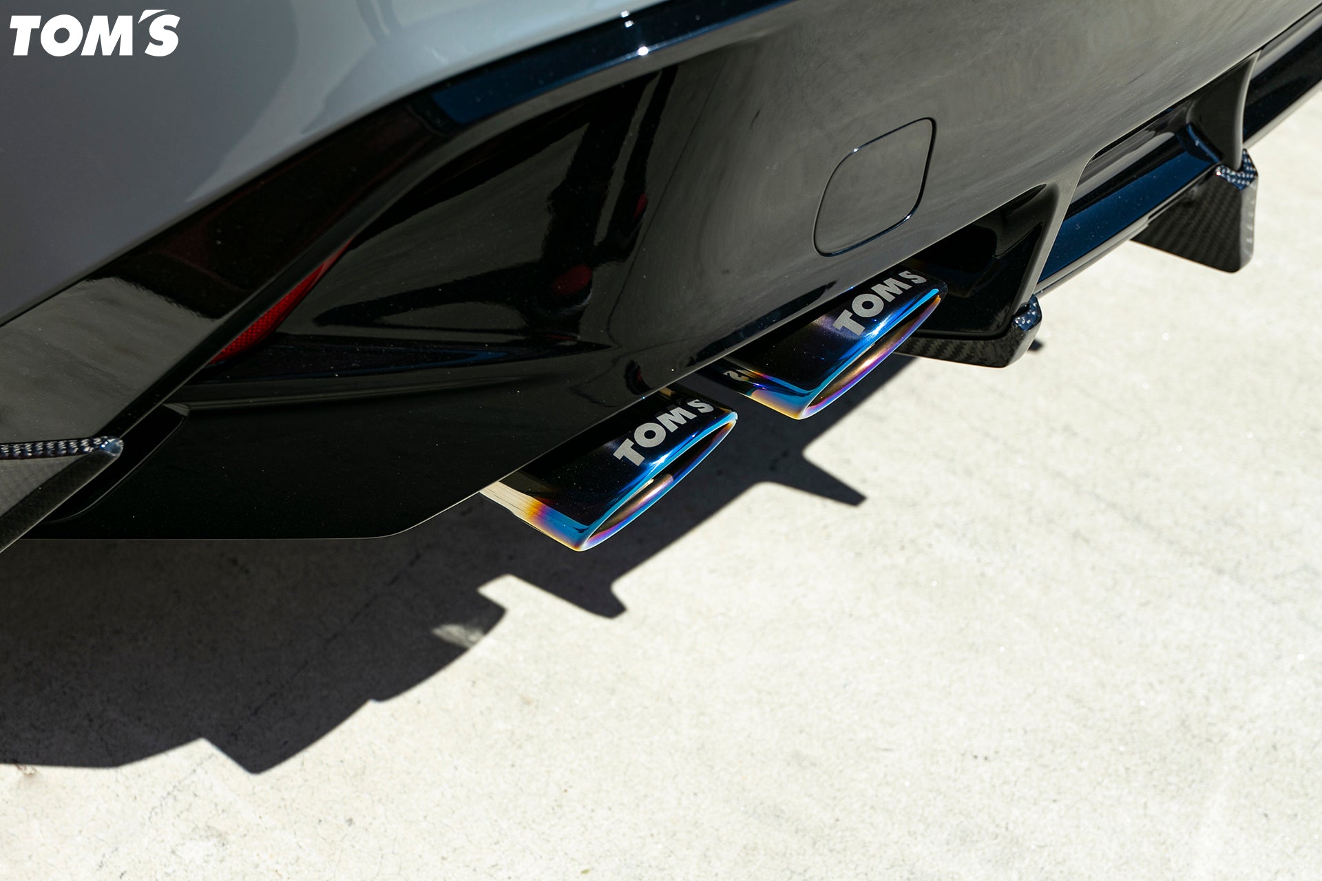 Tom's Barrel Quad Ti Tip Exhaust for IS500 – toms racing australia