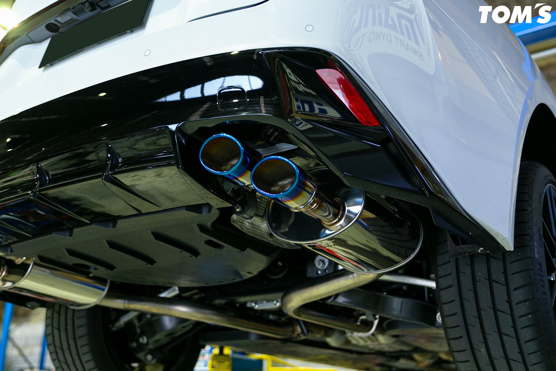 Tom's Barrel Quad Ti Tip Exhaust for IS500 – toms racing australia