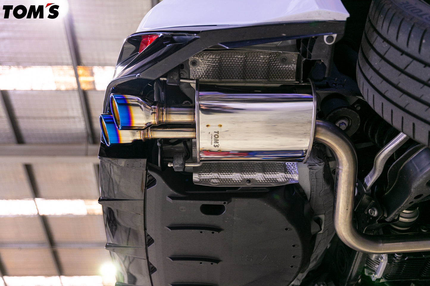 Tom's Barrel Quad Ti Tip Exhaust for IS500