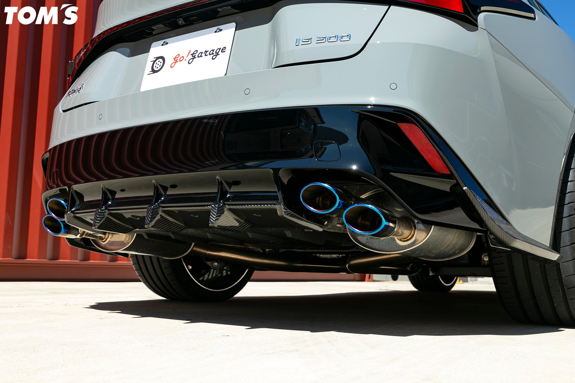 Tom's Barrel Quad Ti Tip Exhaust for IS500 – toms racing australia