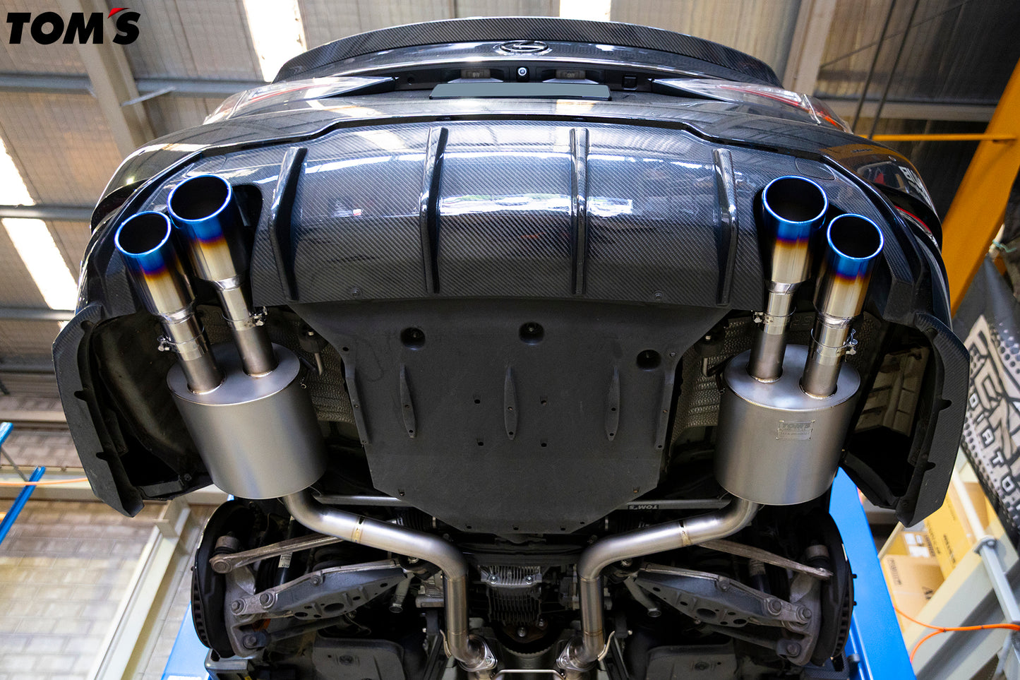 Toms Racing Full Titanium Axleback Exhaust For Lexus GSF