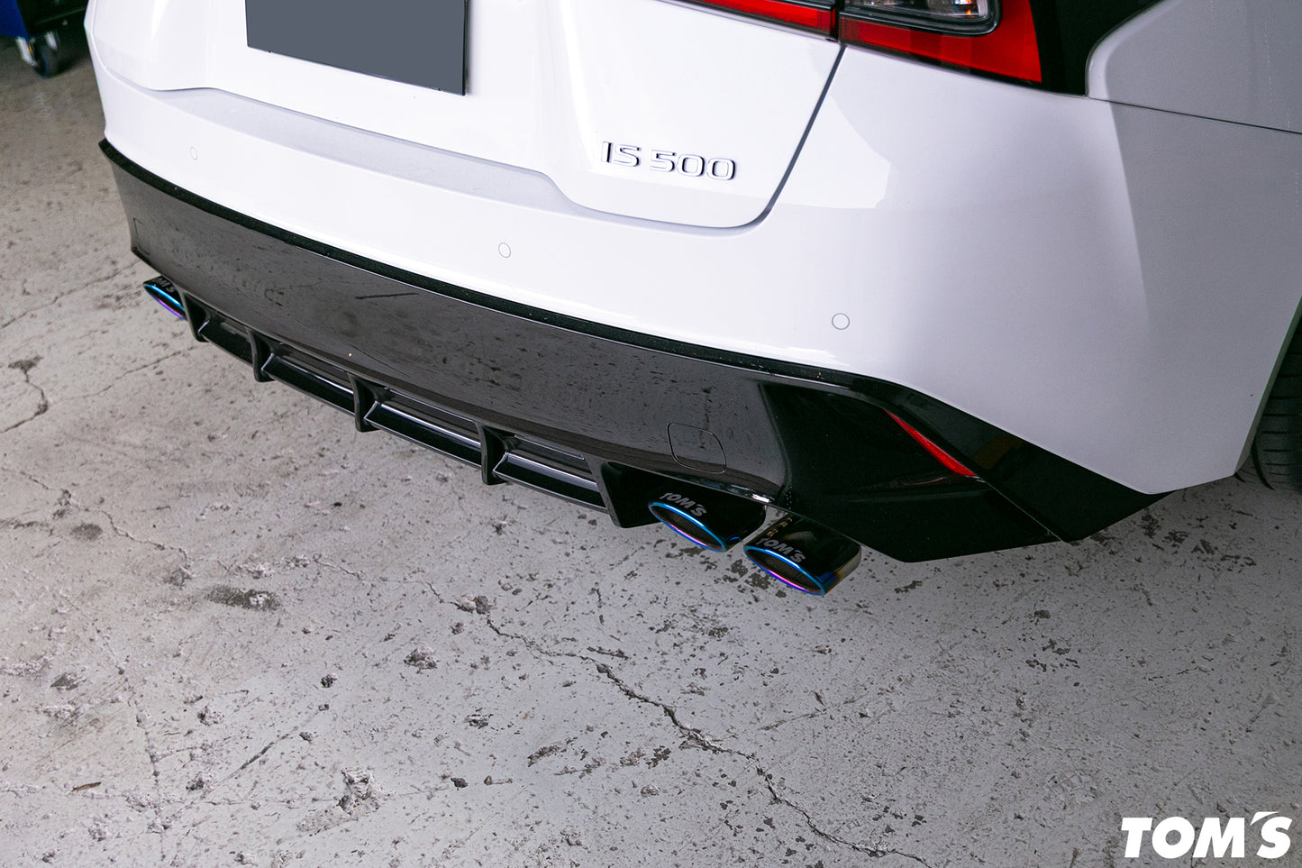 Tom's Barrel Quad Ti Tip Exhaust for IS500