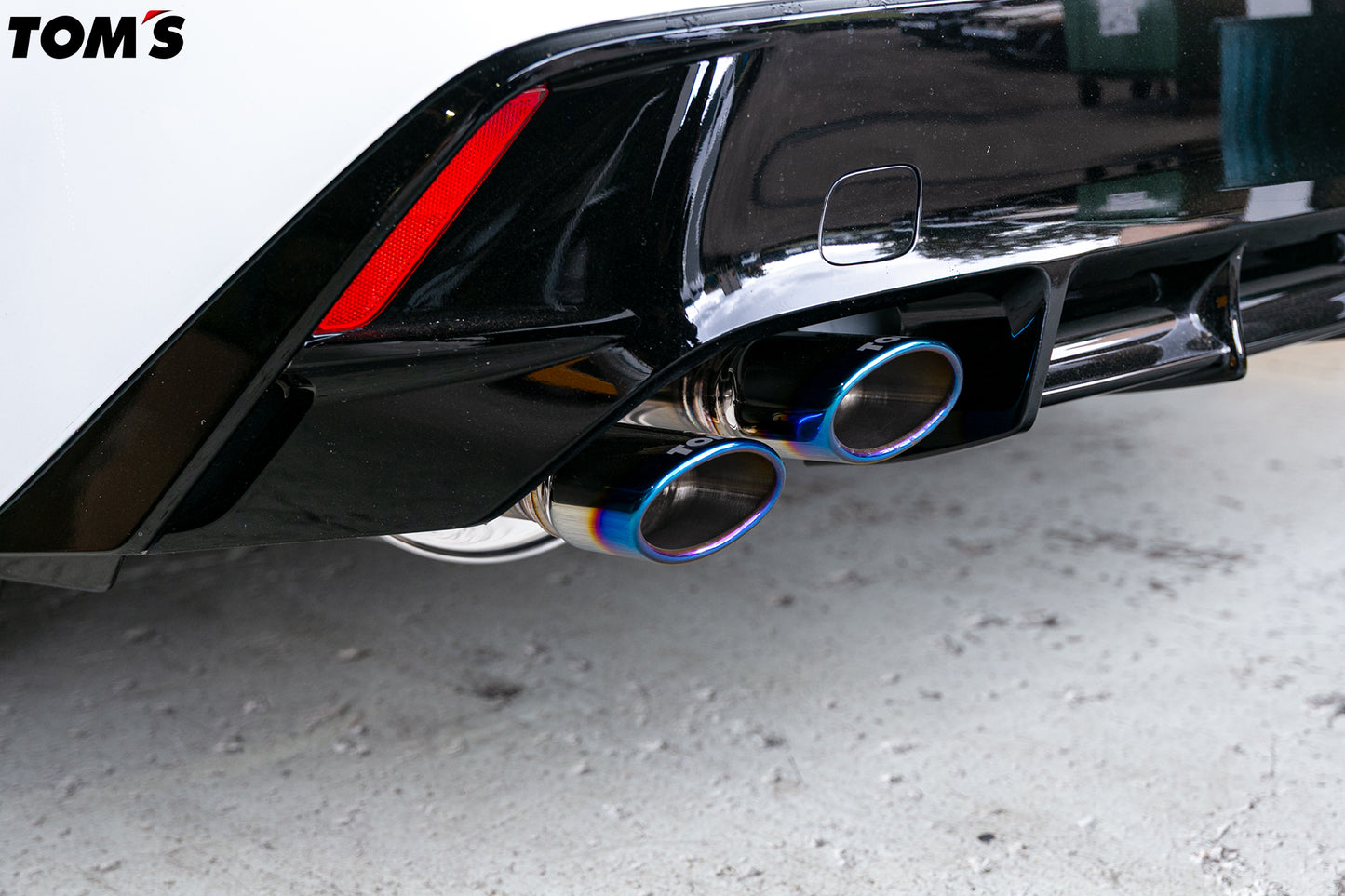 Tom's Barrel Quad Ti Tip Exhaust for IS500