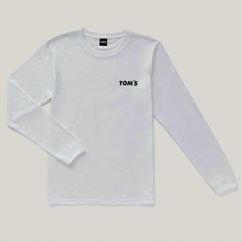 Toms Long-Sleeved T Shirt (White)