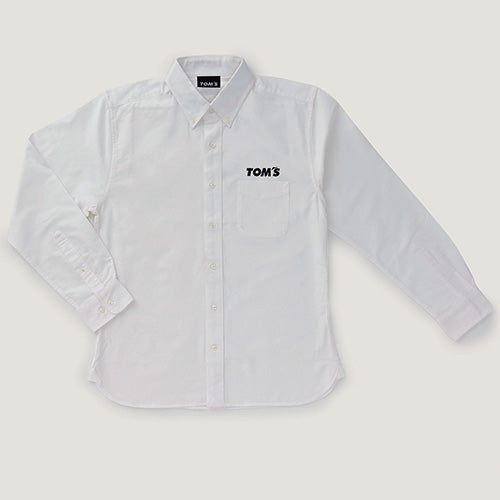 Tom's Long Sleeve Oxford Shirt (White)
