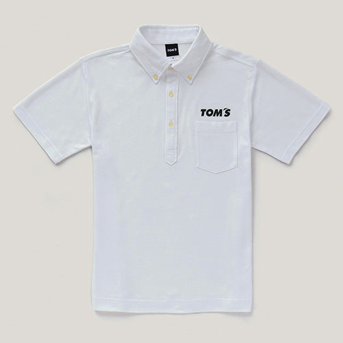 Toms Short Sleeve Polo Shirt (White)