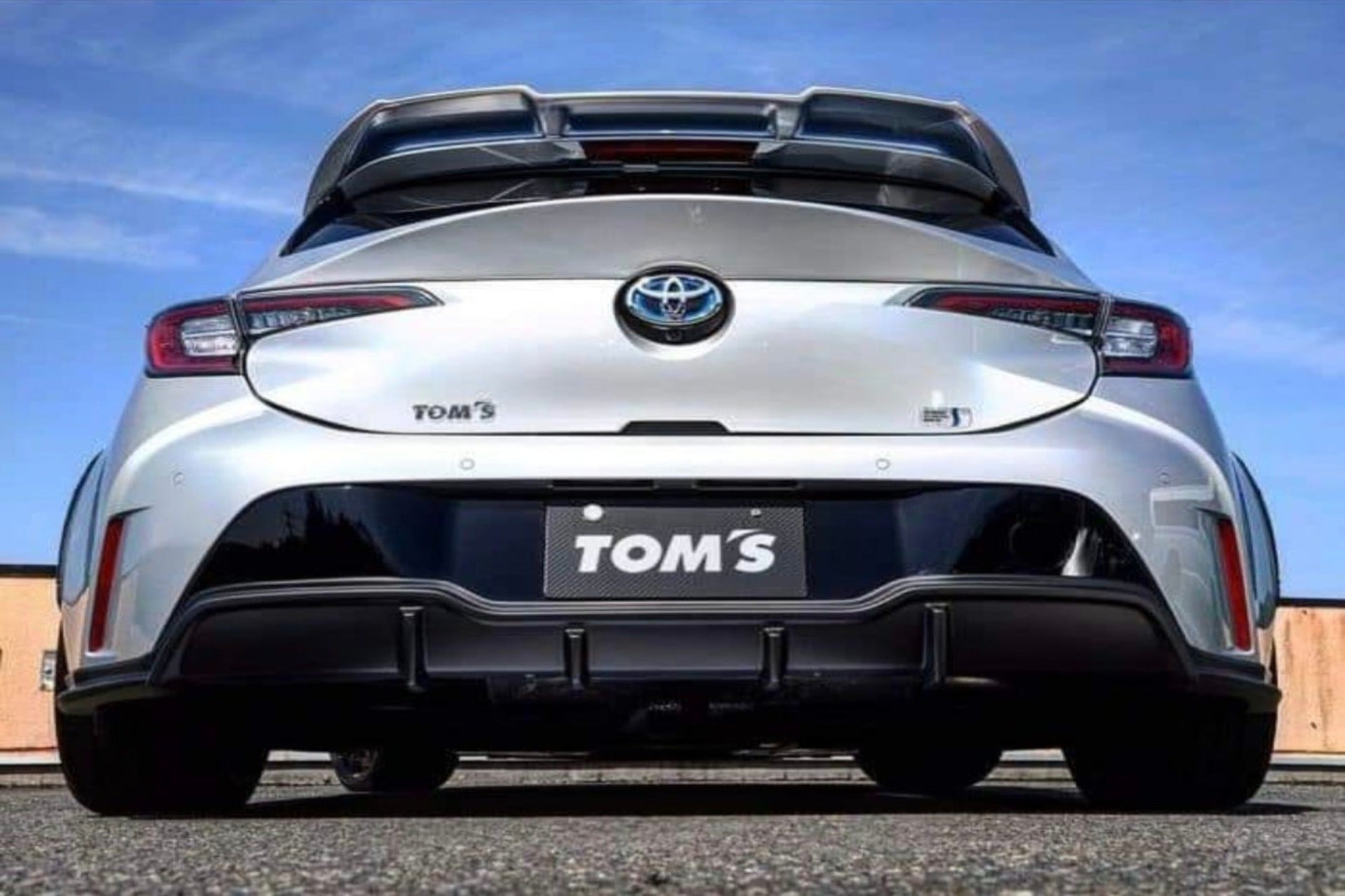 Vis Racing Gr Corolla Rear Diffuser Toyota Corolla Rear Diffuser (Stock Exhaust) – toms racing australia