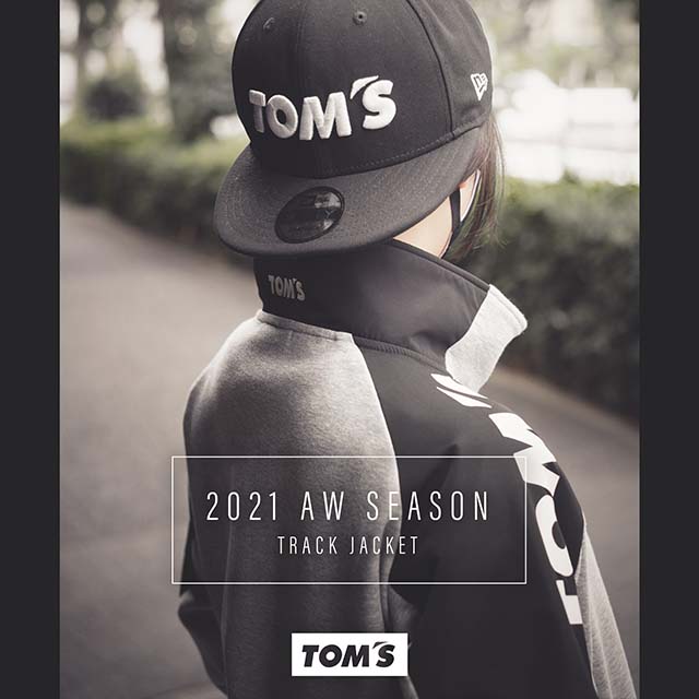 TOM'S Track Jacket (Black x Grey)