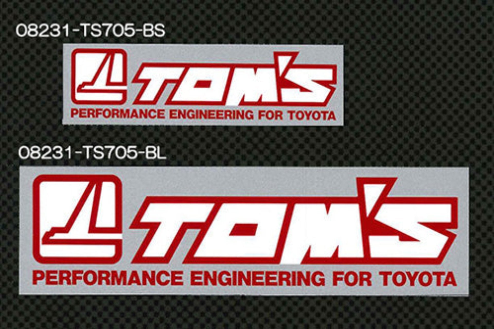 Tom Smith Racing Logo TOM'S Legend Sticker 2nd (Group C Era) – toms racing australia