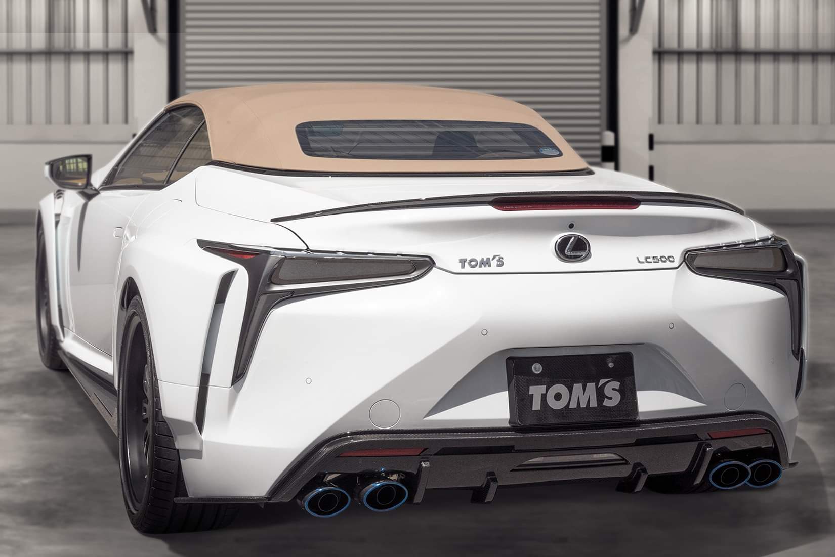 LC500 Convertible Rear Trunk Spoiler – toms racing australia